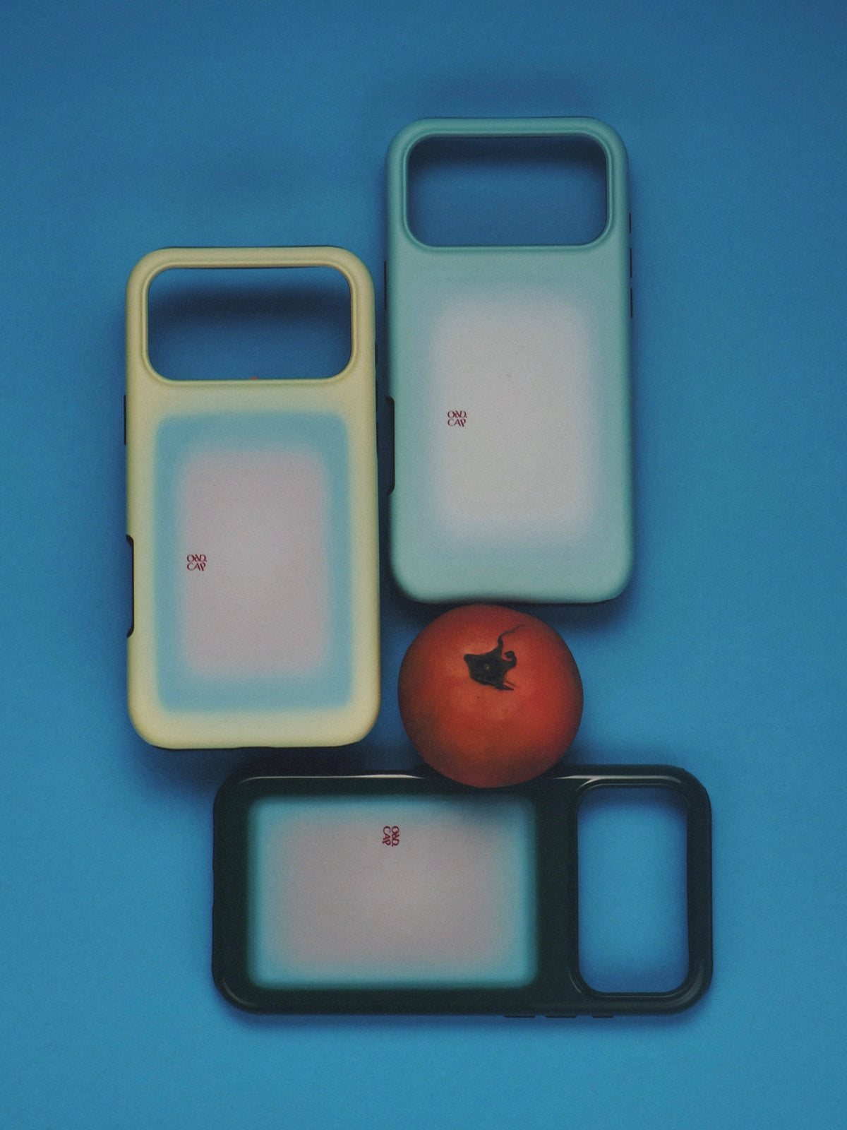 ORD.CAP Iced Aura gradient phone case still life