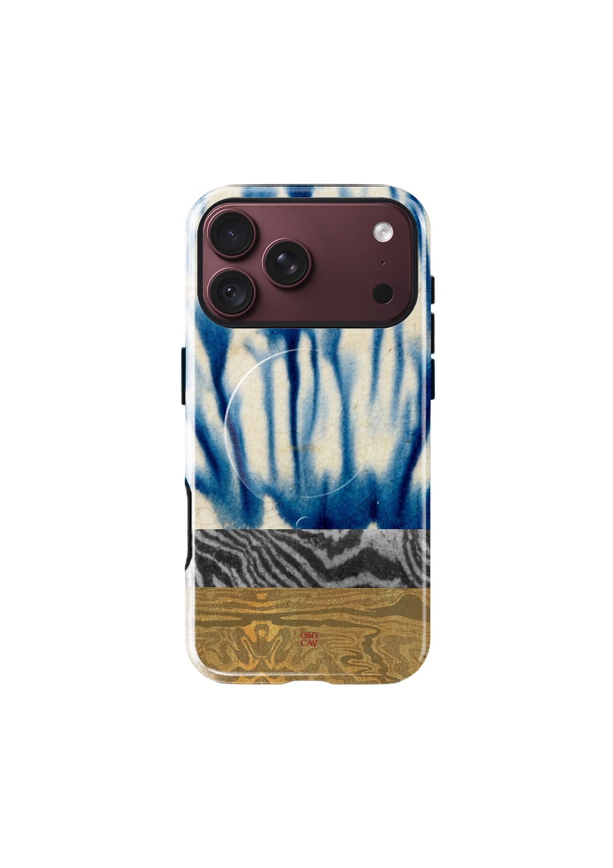 Cobalt iPhone case on white background