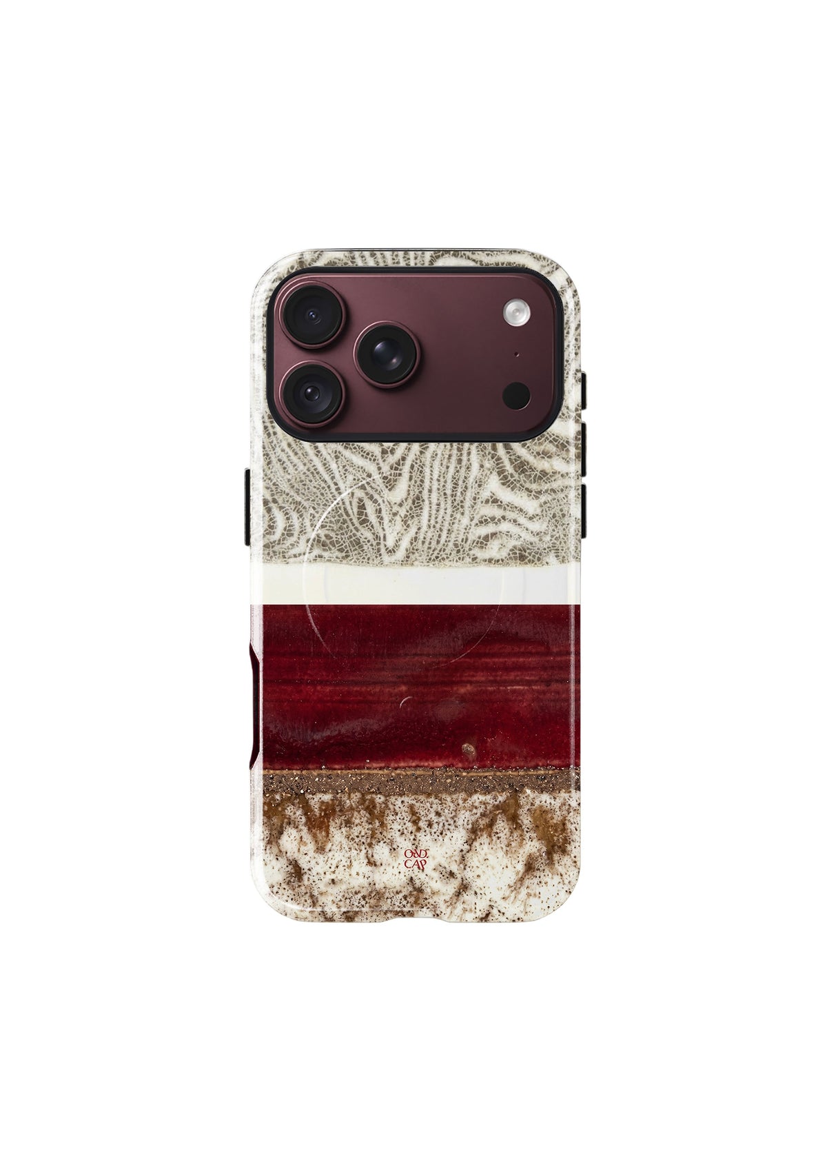 Garnet iPhone case on white background