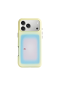 Lemon Window pale yellow MagSafe iPhone case on white
