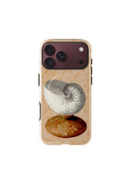 Nautilus iPhone case on white background