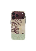 Sage iPhone case on white background